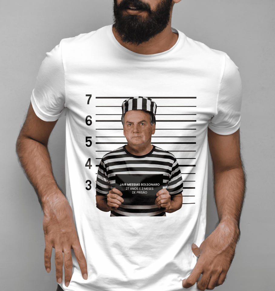 Camisa - Bolsonaro Preso #PROMO27ANOS