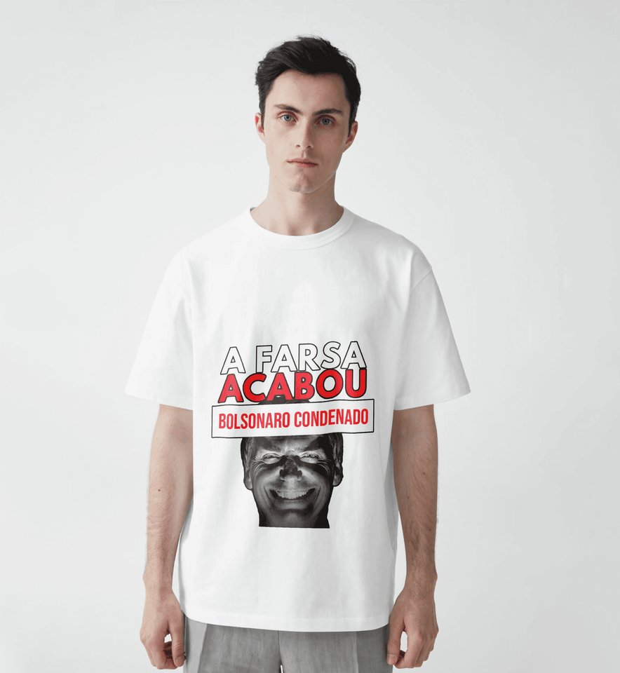 Camisa - A Farsa Acabou #PROMO27ANOS