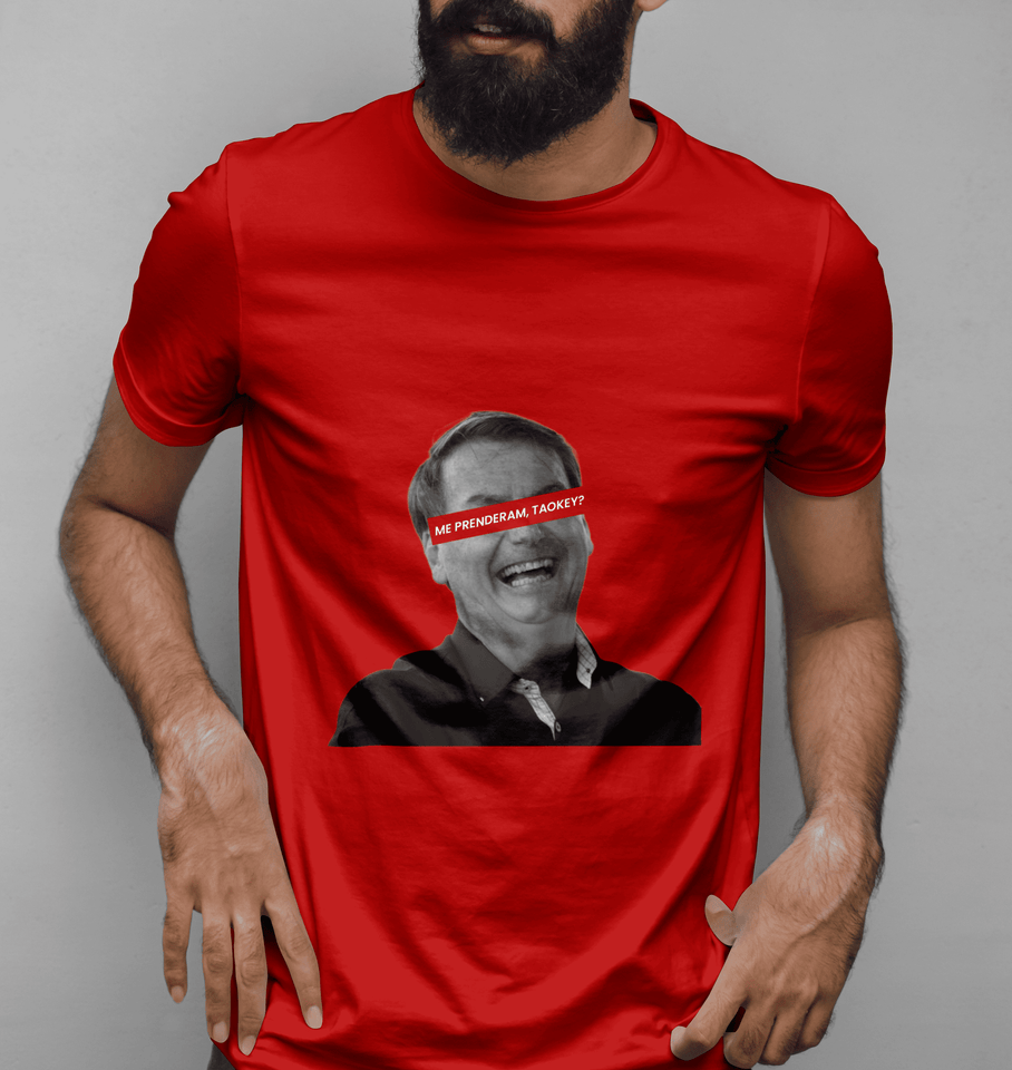 Camisa - Me Prenderam TaoKey #PROMO27ANOS
