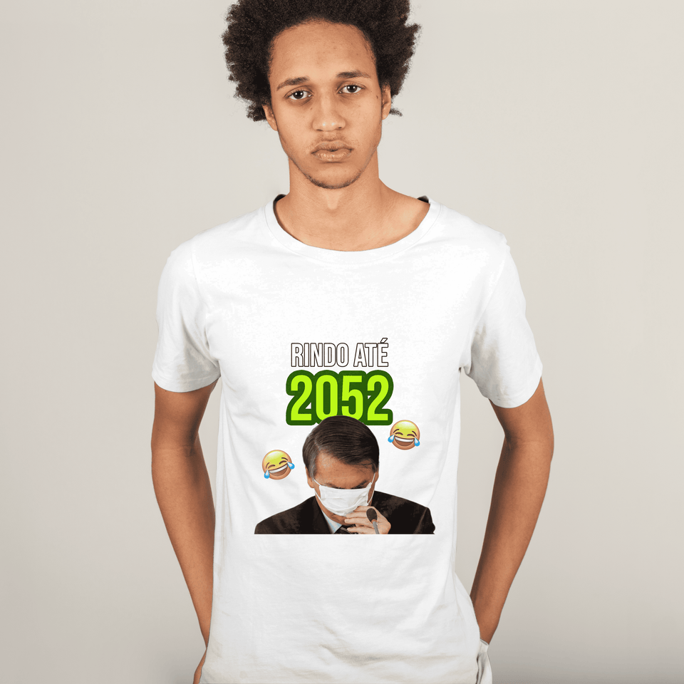 Camisa - Rindo  até 2052 #PROMO27ANOS