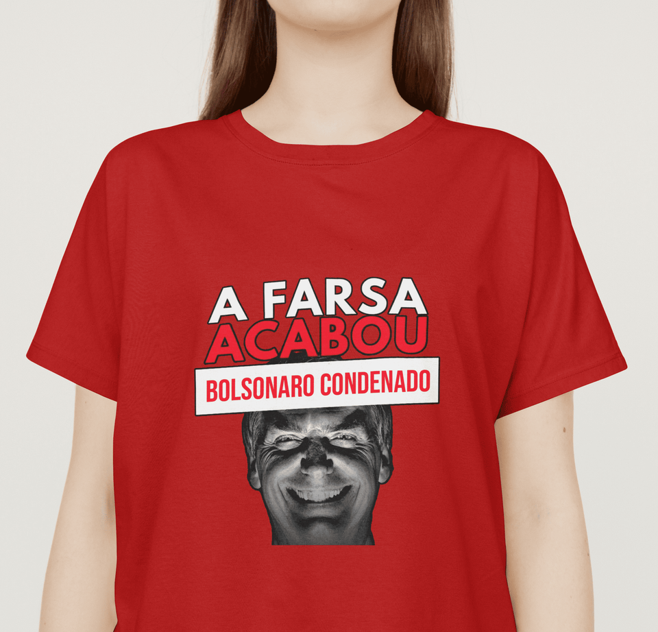 Camisa - A Farsa Acabou #PROMO27ANOS
