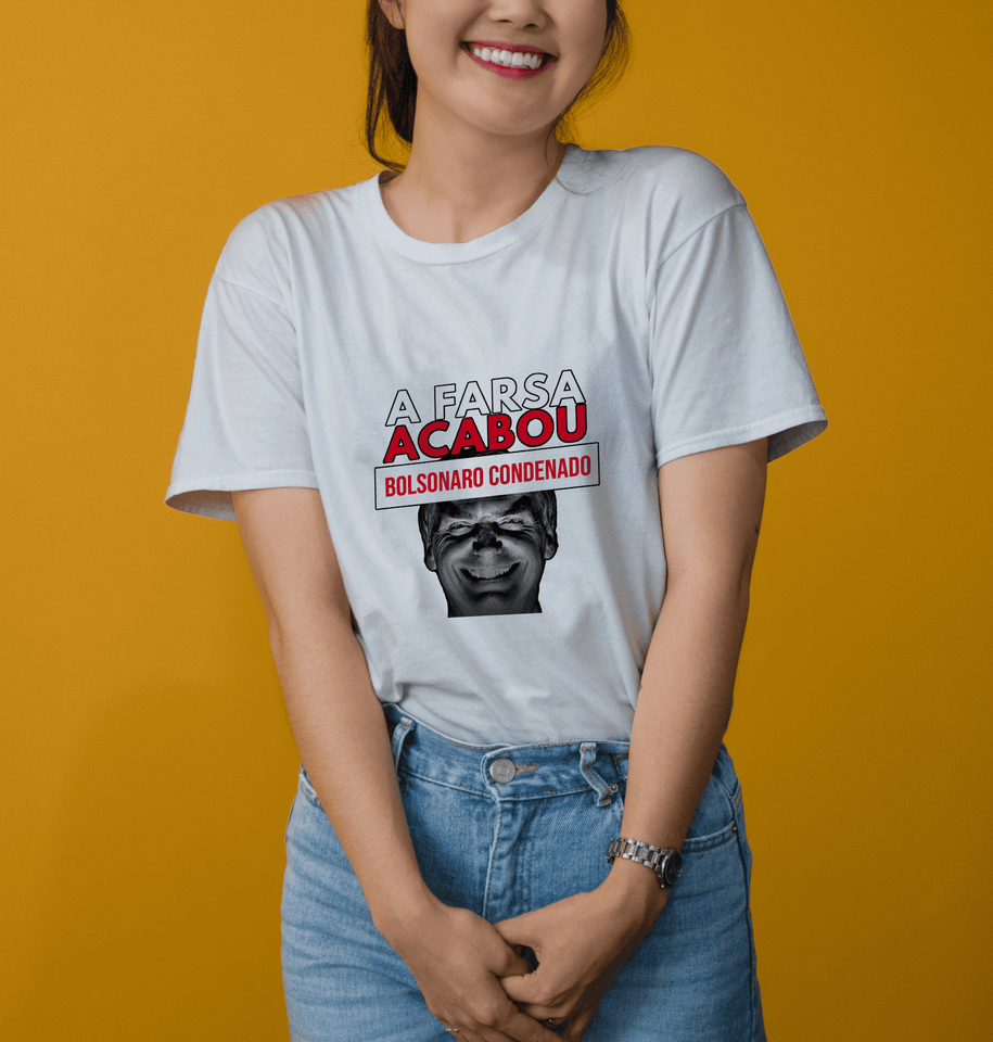 Camisa - A Farsa Acabou #PROMO27ANOS