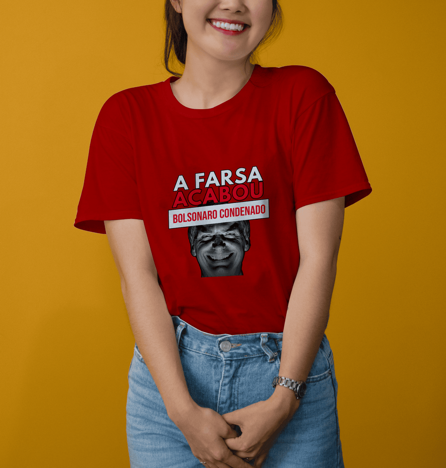 Camisa - A Farsa Acabou #PROMO27ANOS