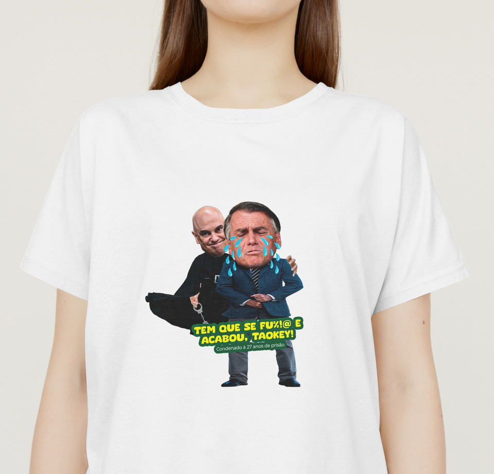 Camisa - Moraes e Bolsonaro #PROMO27ANOS